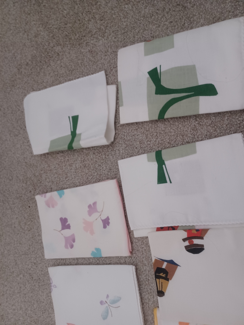 Napkins Asian Syle Cotton Set